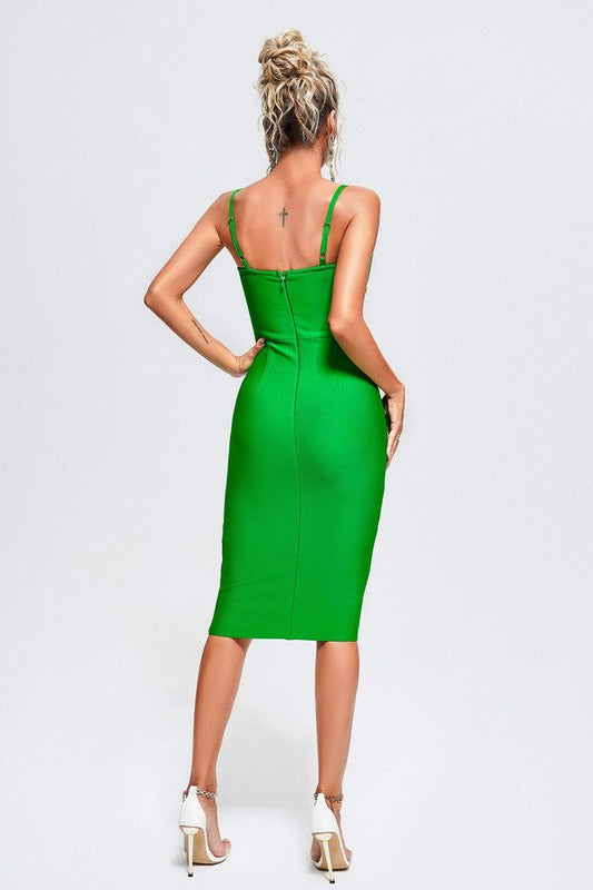 CORSET BANDAGE MINI DRESS